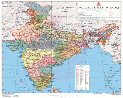 New Political Map of INDIA